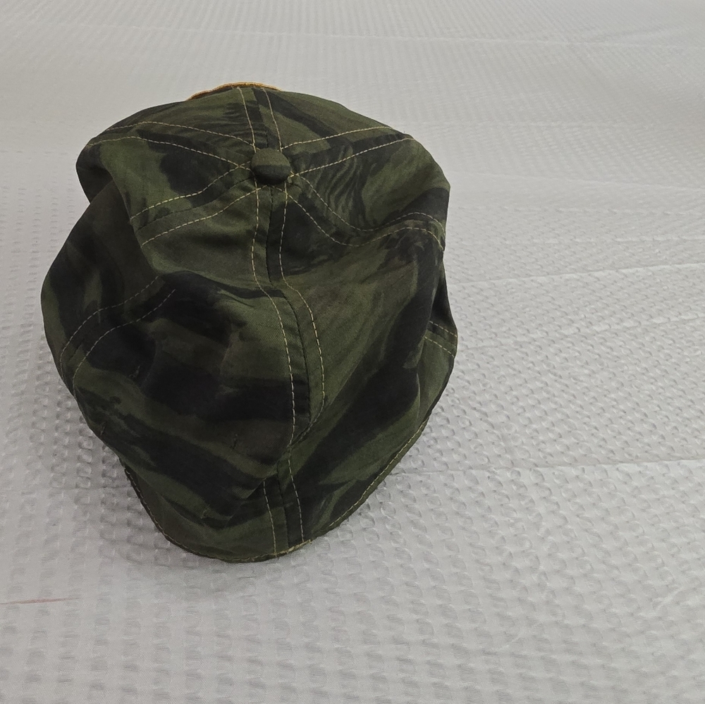 RRL Ralph Lauren Camo Hat fitted Leather Band  Size Lg 62cm Never Worn - Picture 3 of 6